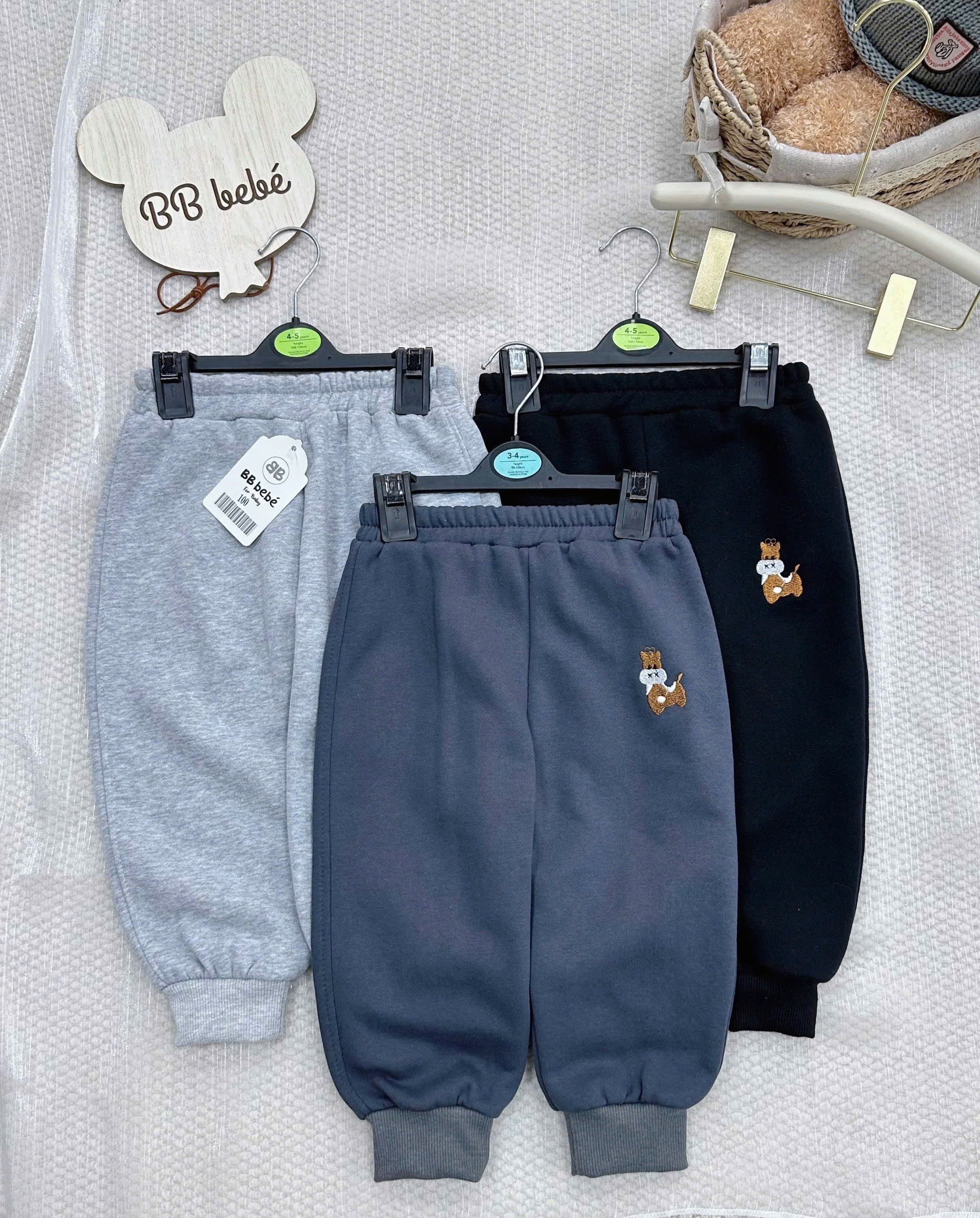 B415 - SET 3 QUẦN NỈ CÚN CHO BÉ