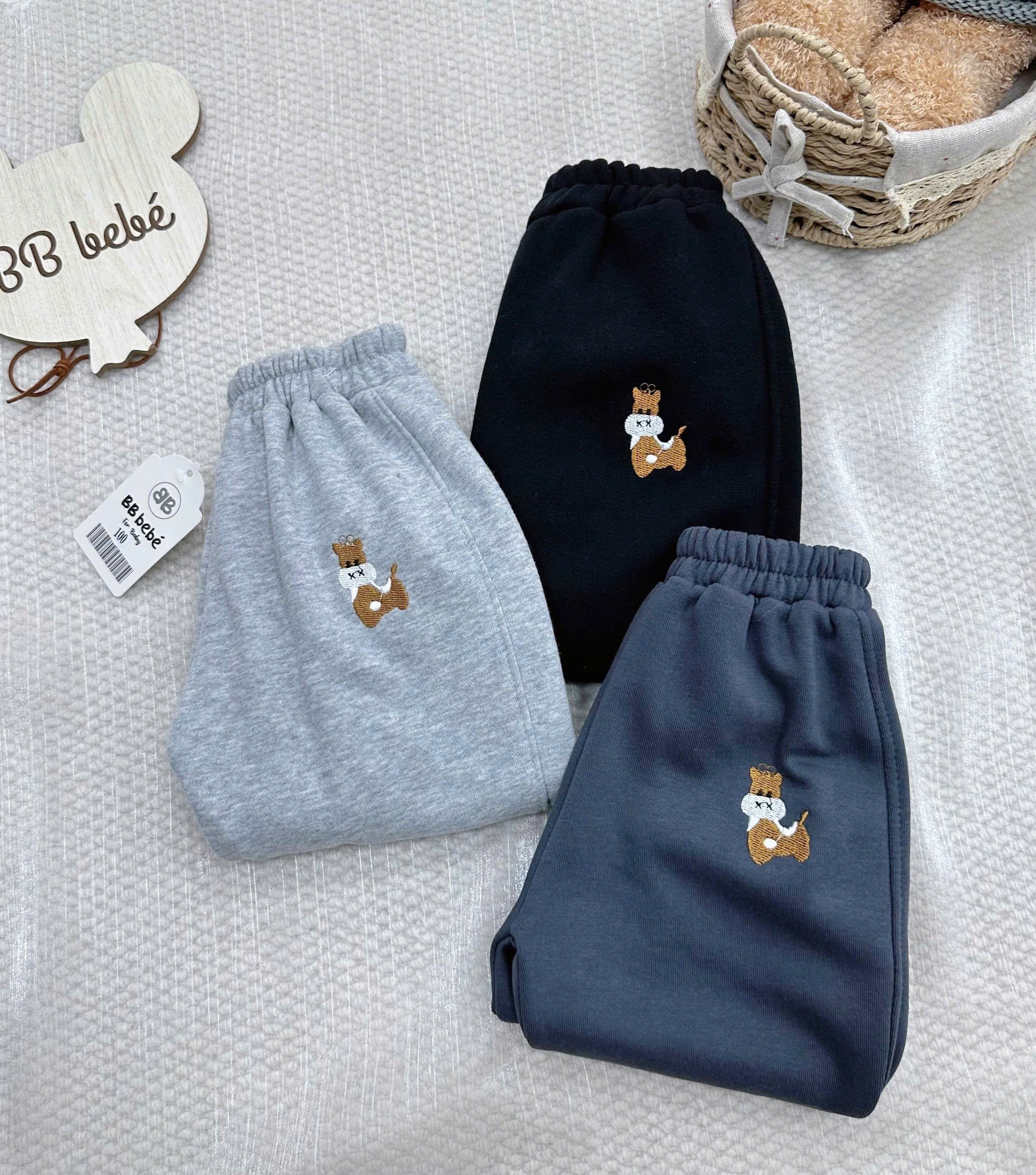 B415 - SET 3 QUẦN NỈ CÚN CHO BÉ