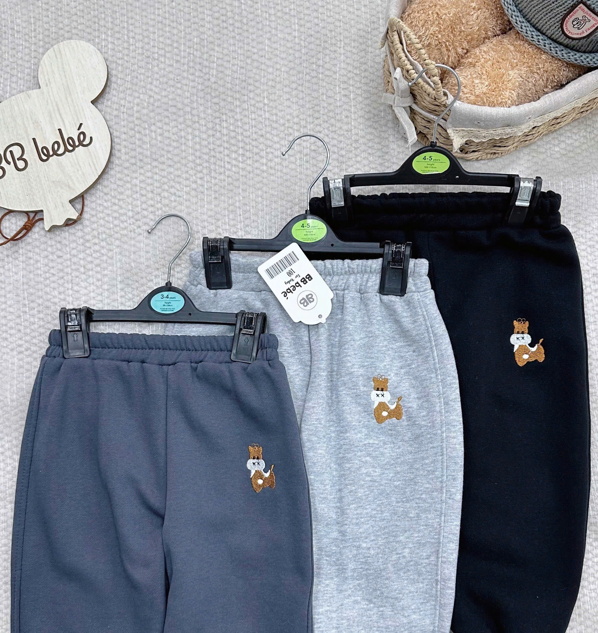 B415 - SET 3 QUẦN NỈ CÚN CHO BÉ