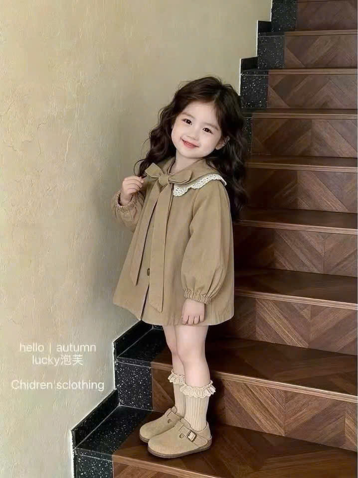 B419 - ÁO KHOÁC THÔ PHỐI REN