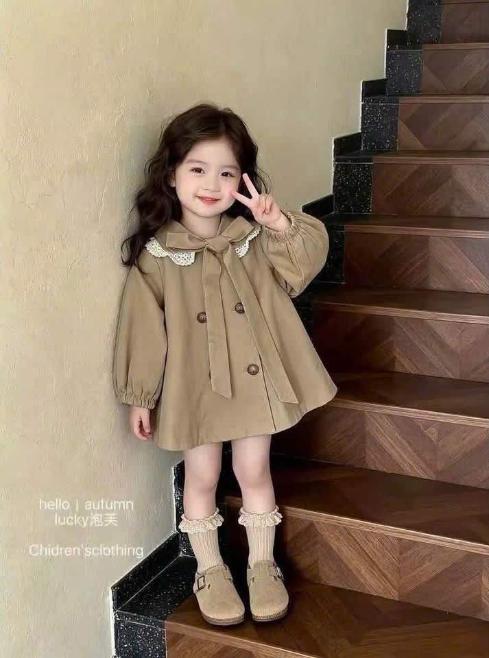 B419 - ÁO KHOÁC THÔ PHỐI REN