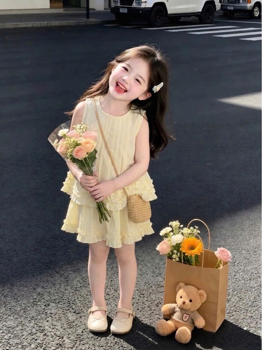 XẢ B466 - SET BỘ THÔ XẾP LY NGỰC PHỐI BÈO GẤU