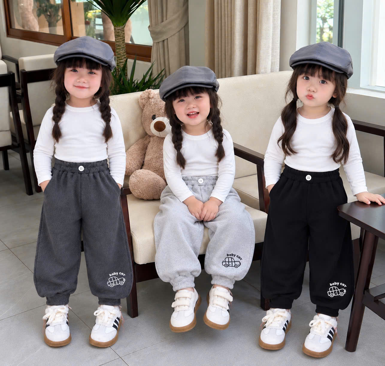 B468 - SET 3 QUẦN NỈ BABY CAR