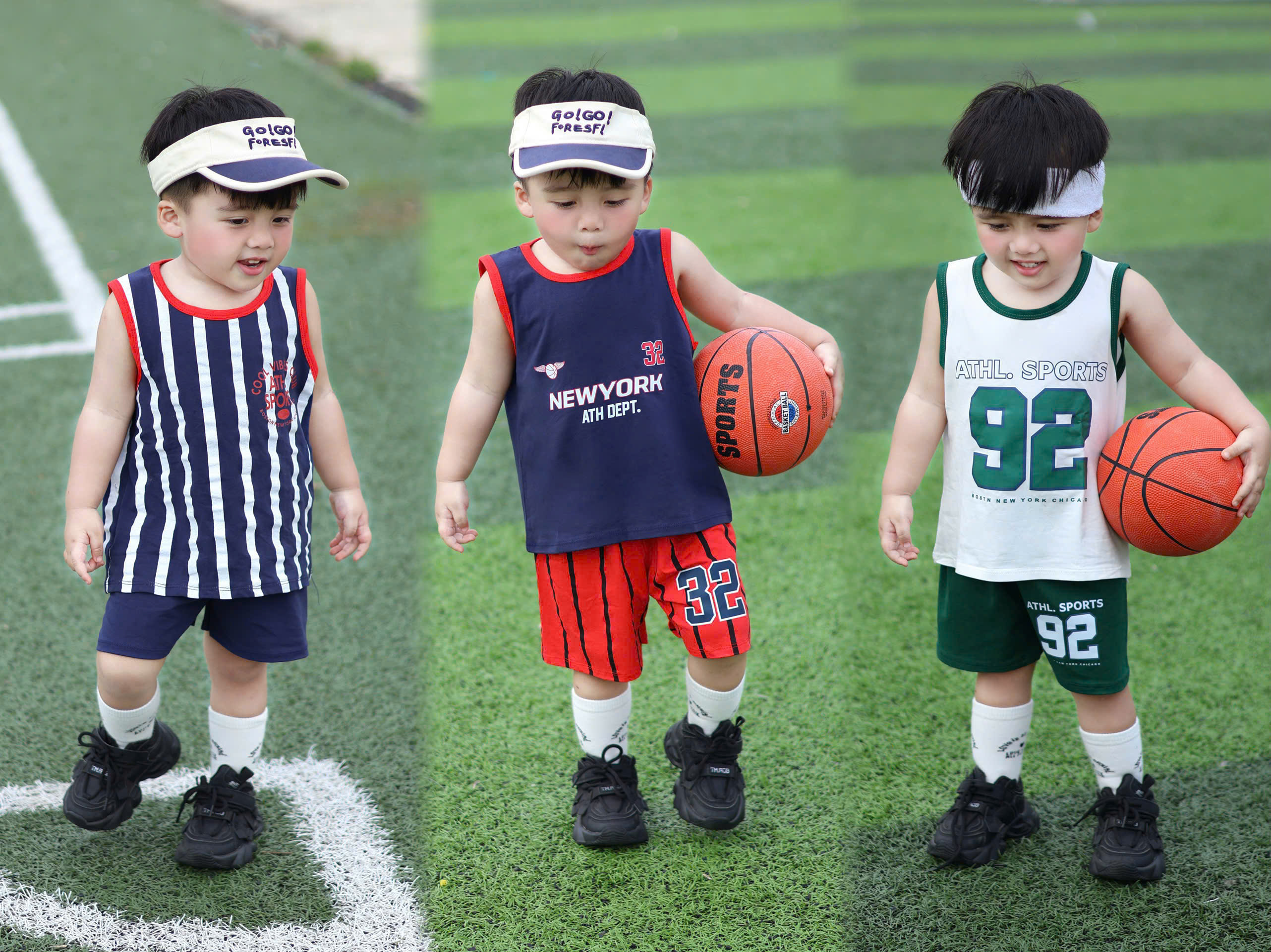 XẢ B488 - SET 3 BỘ SỐ 32 - 92 SỌC THAN ĐỎ RÊU