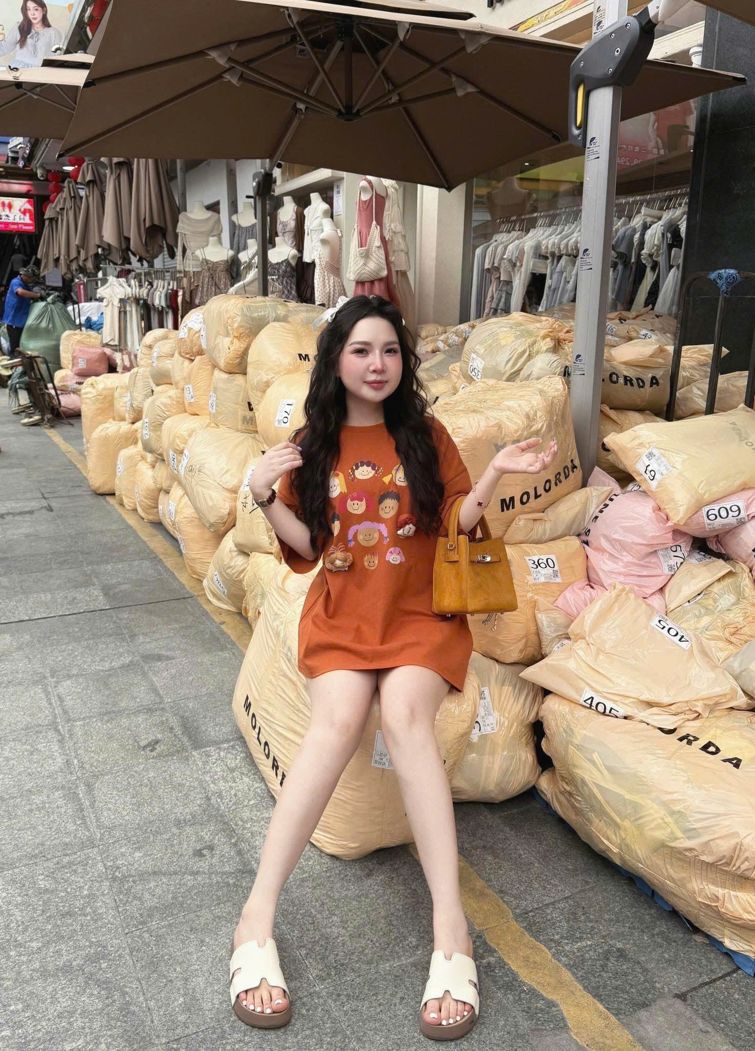B492 - TÚI XÁCH DA LỘN CHỮ NHẬT