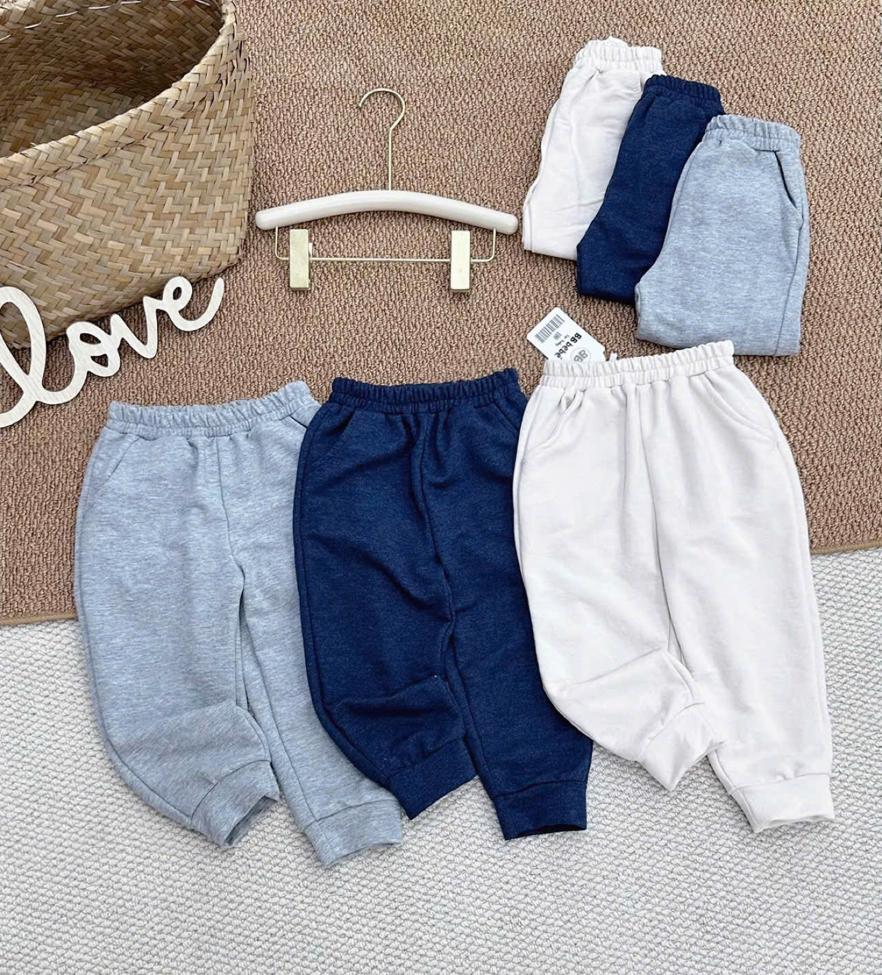 B499 - SET 3 QUẦN NỈ CHÂN CUA