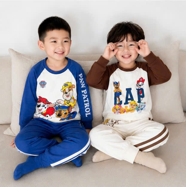 B524 - SET 2 BỘ DÀI TAY PAW PATROL BÉ TRAI