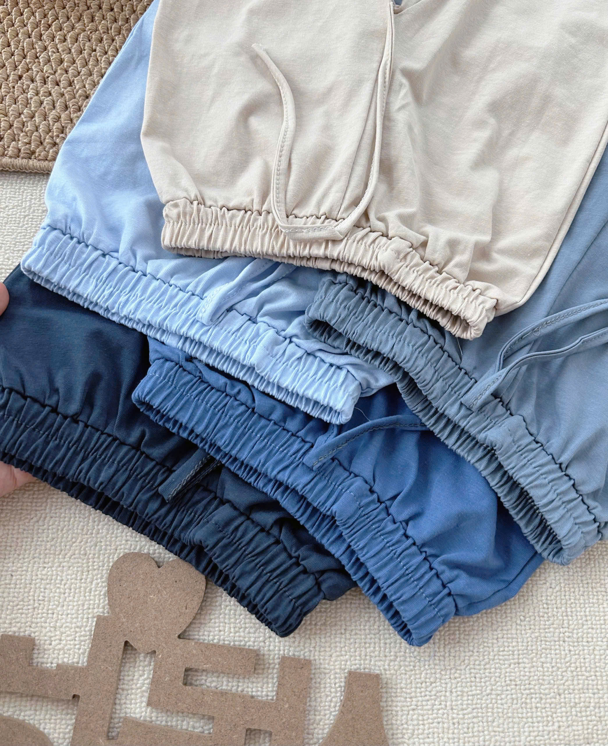 B527 - SET 5 QUẦN COTTON TONE XANH