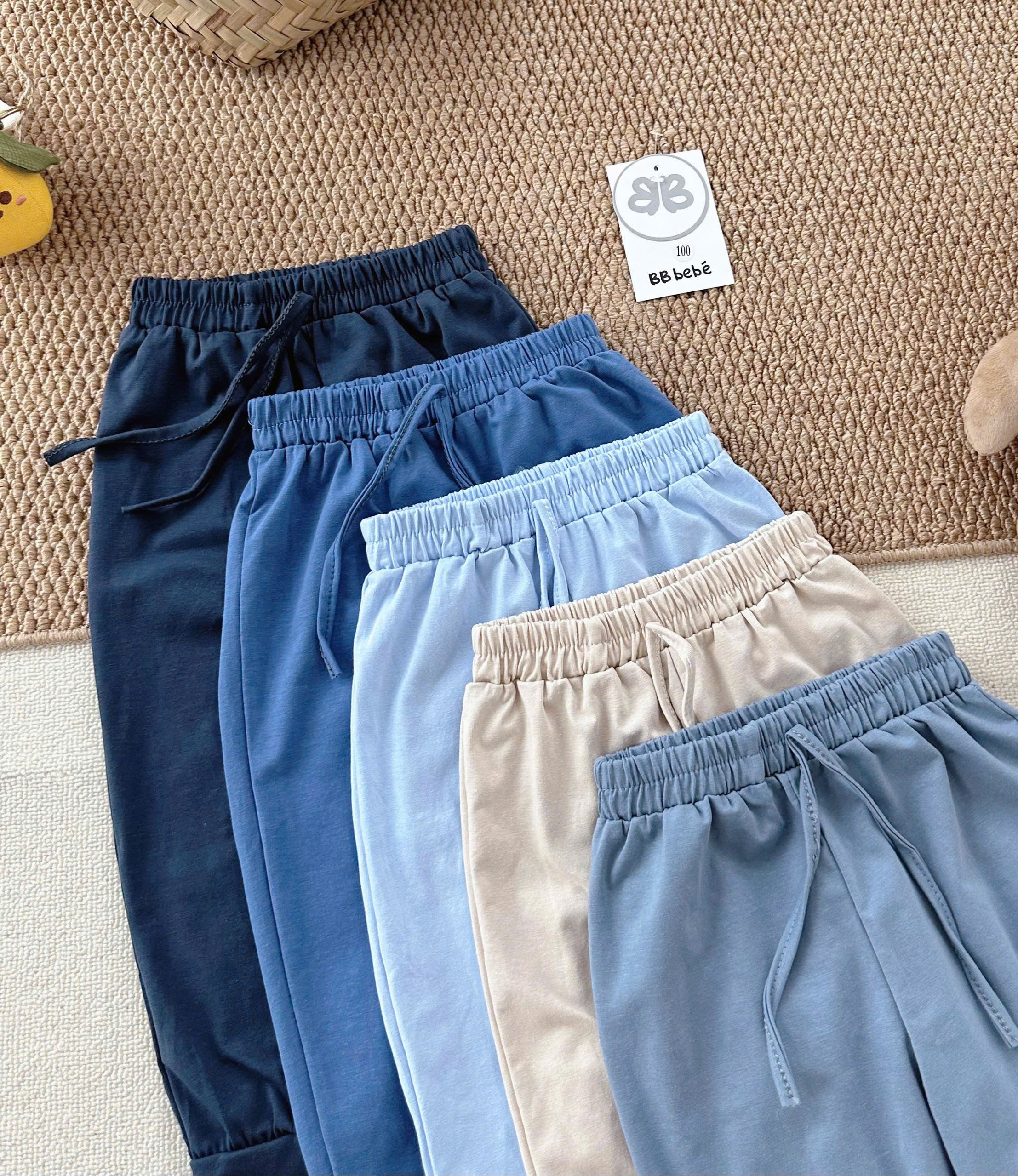 B527 - SET 5 QUẦN COTTON TONE XANH