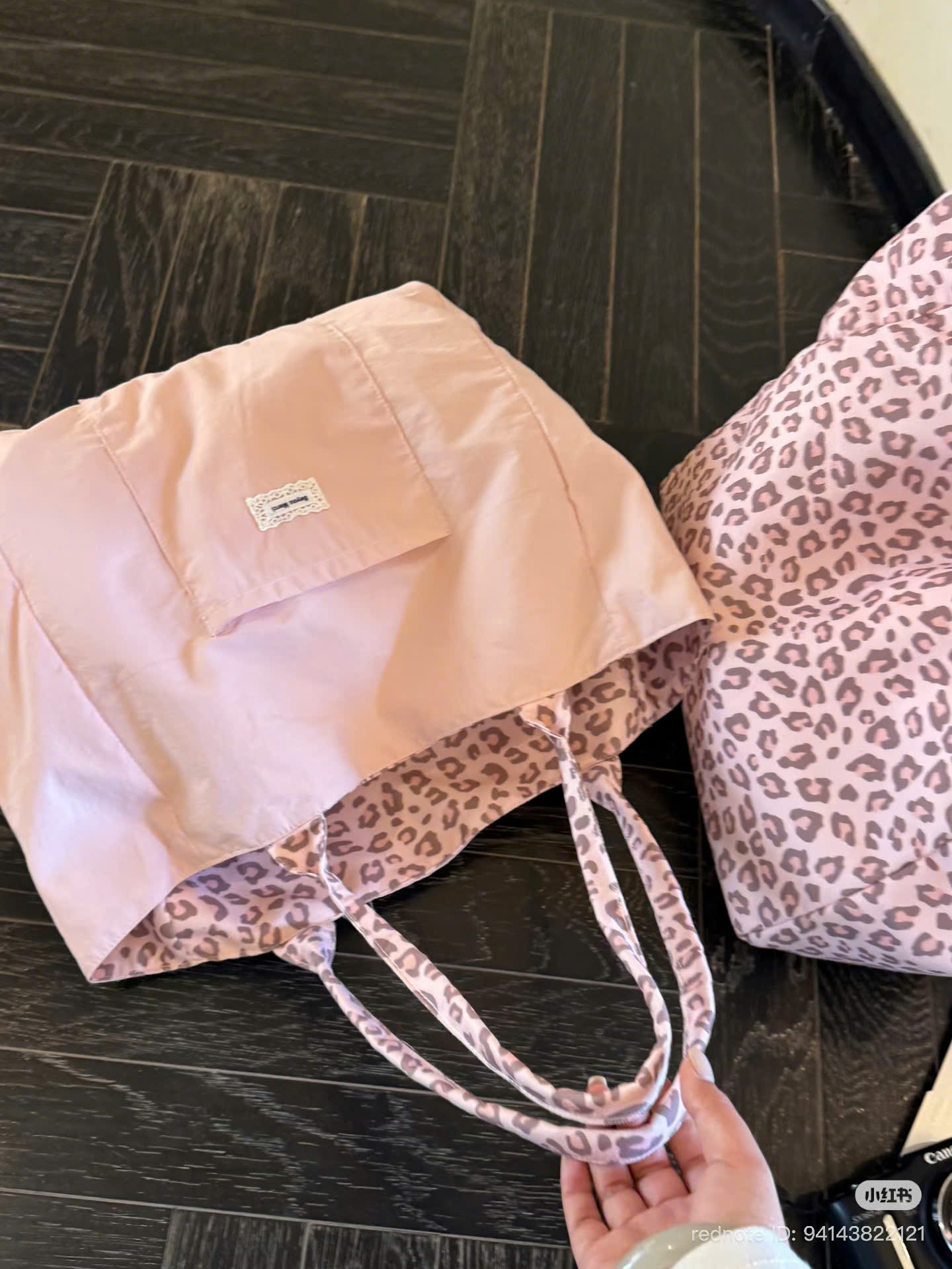 B543 - TÚI XÁCH TOTE 2 MÀU TONE HỒNG