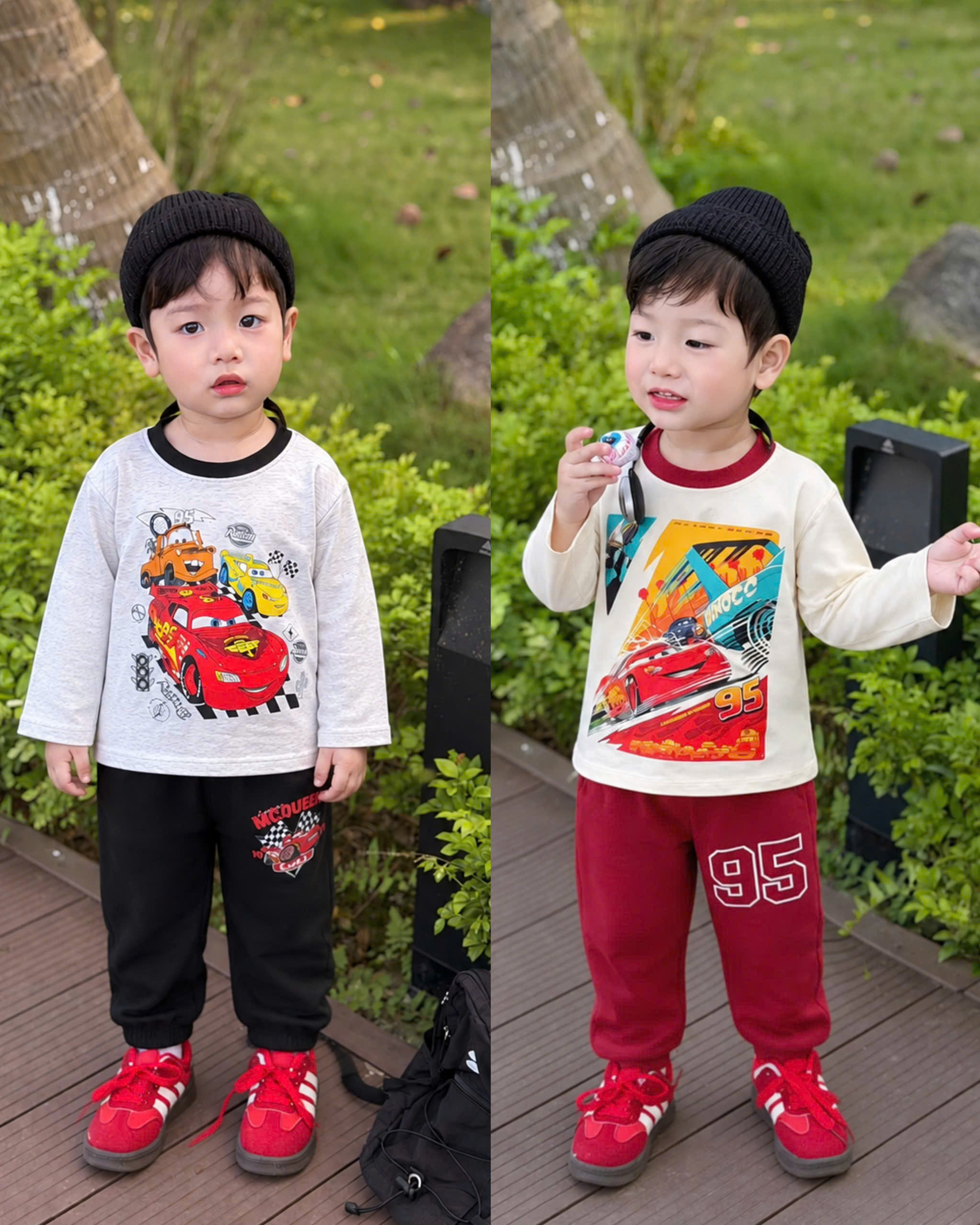 B550 - SET 2 BỘ Ô TÔ BÉ TRAI