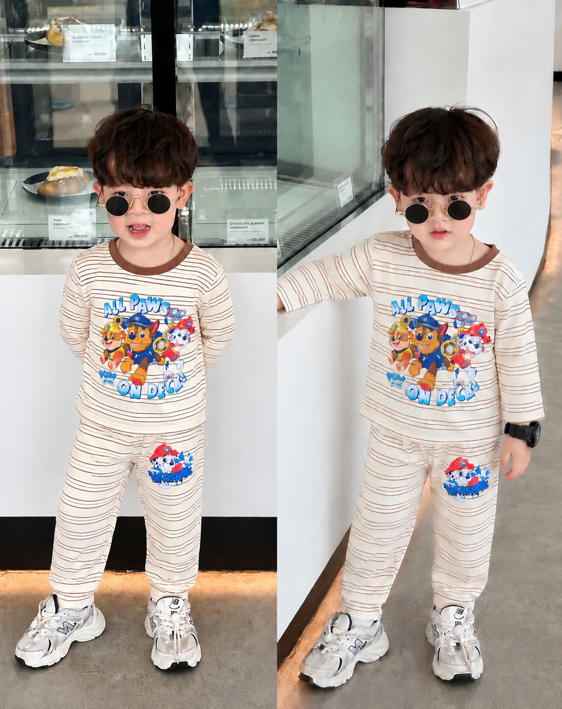 GOM B562 - SET 2 BỘ PAW PATROL NÂU BE