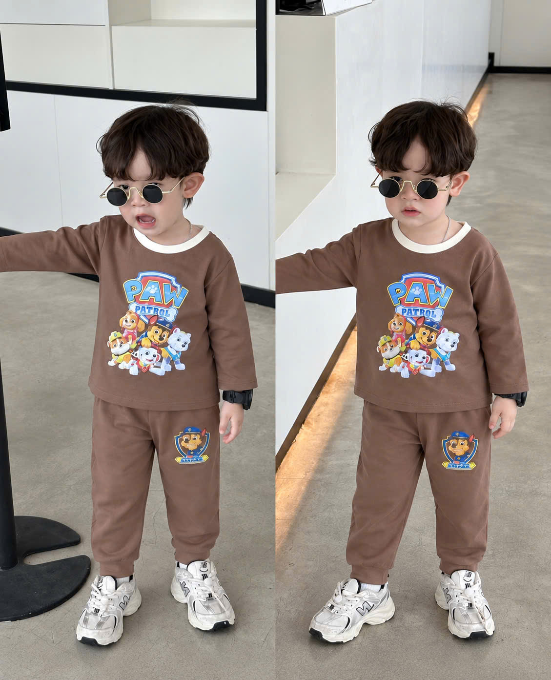 GOM B562 - SET 2 BỘ PAW PATROL NÂU BE