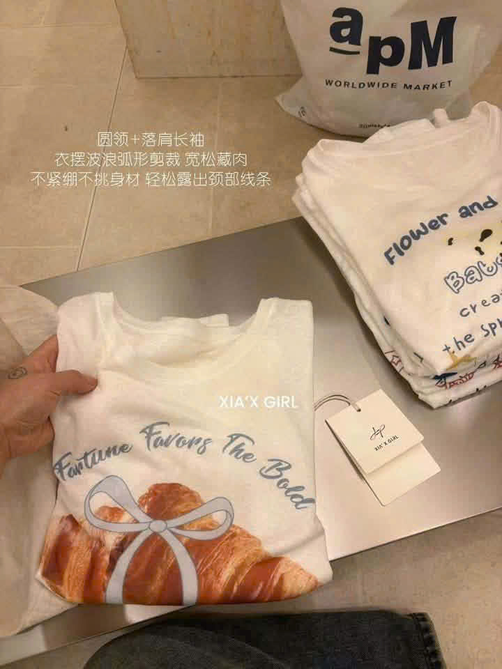 B589 - PHỒNG GIẤY TRẮNG DÀI TAY IN BÁNH