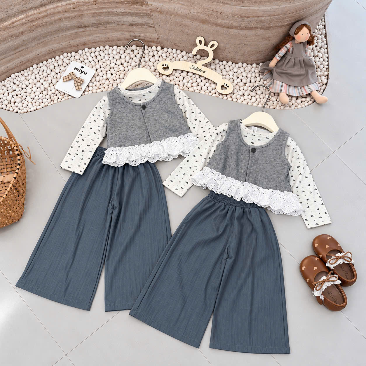 B607 - SET 3CT HOA GHI
