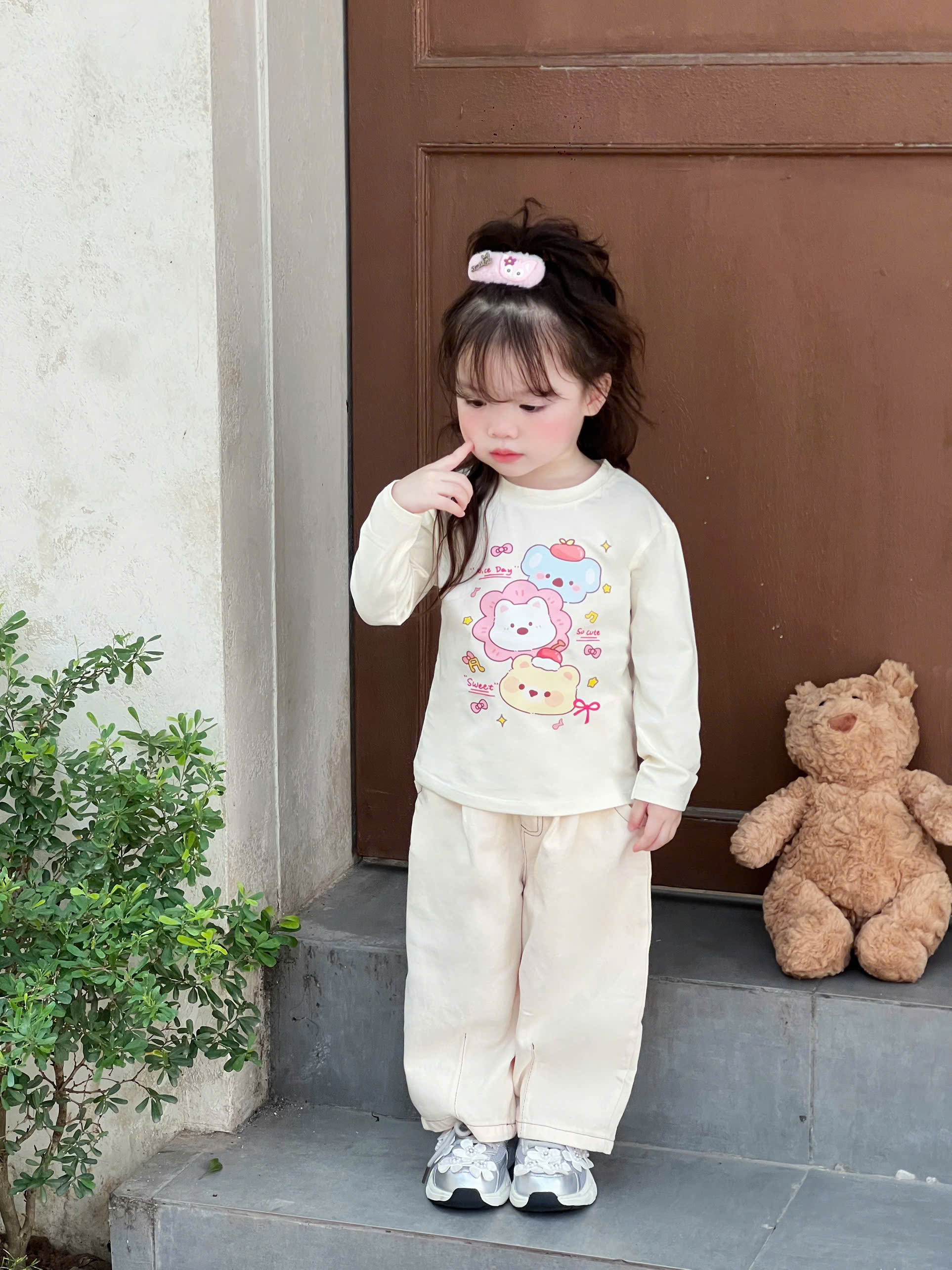 B616- SET 3 ÁO IN HÌNH CUTE