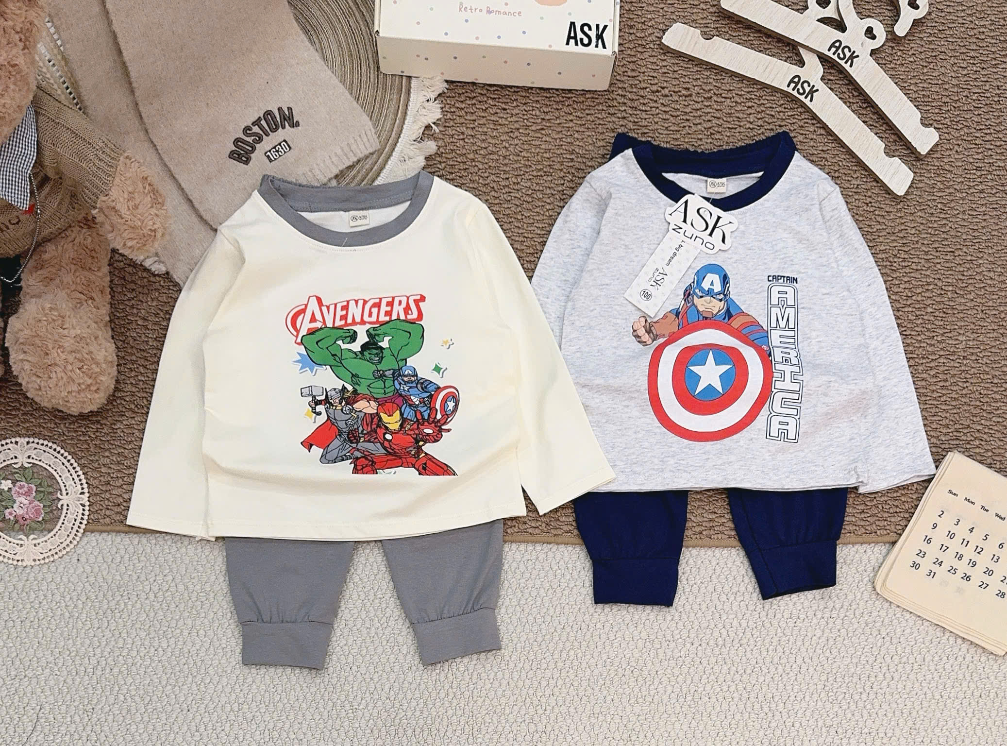 B633 - SET 2 BỘ MARVEL CAPTION