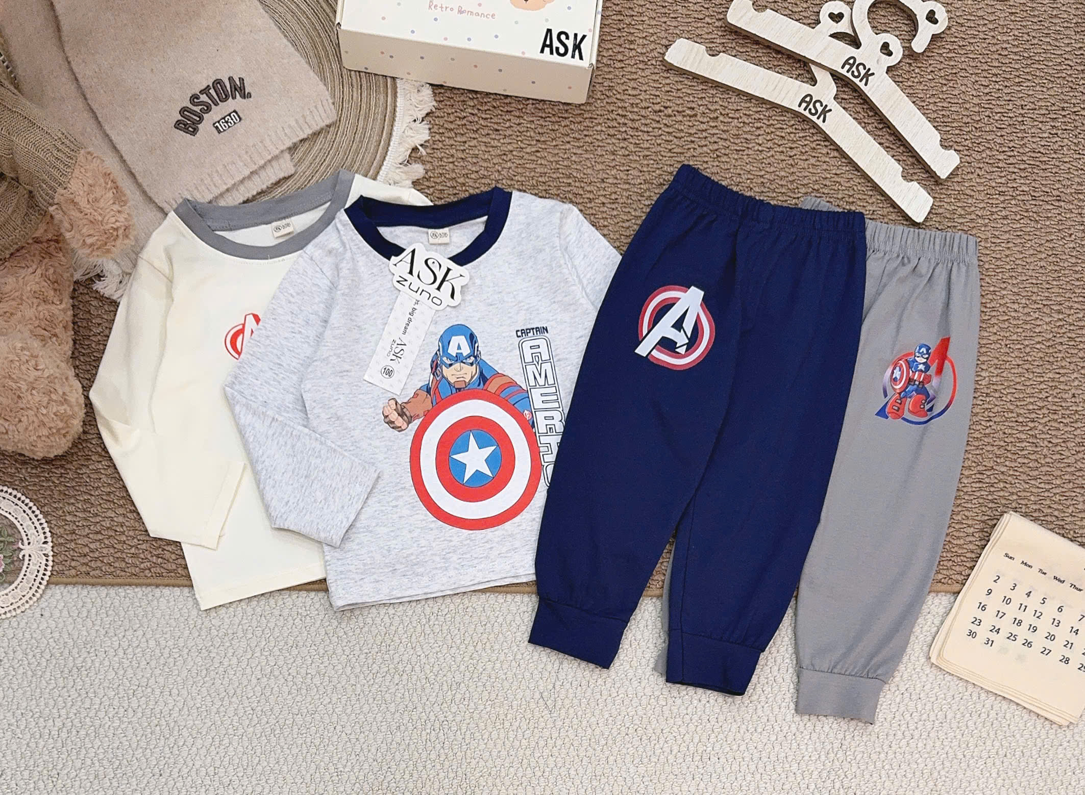 B633 - SET 2 BỘ MARVEL CAPTION