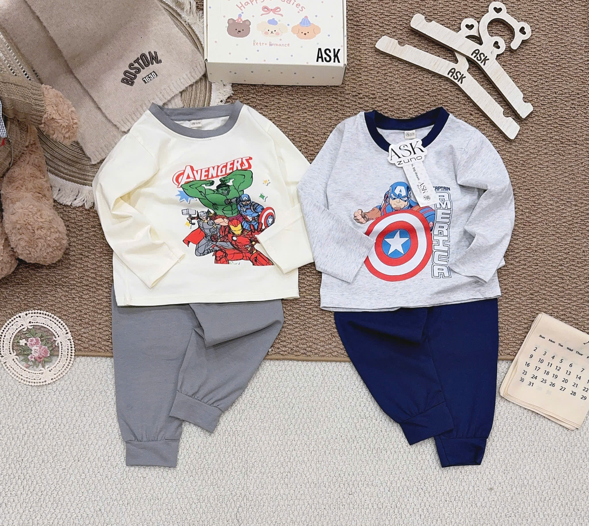 B633 - SET 2 BỘ MARVEL CAPTION
