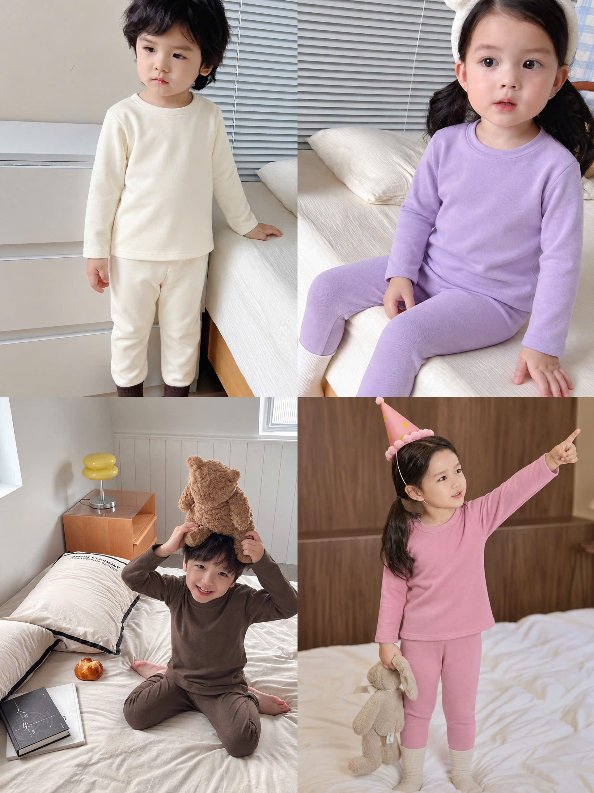 B636 - SET 2 BỘ ZIP LÔNG TRƠN