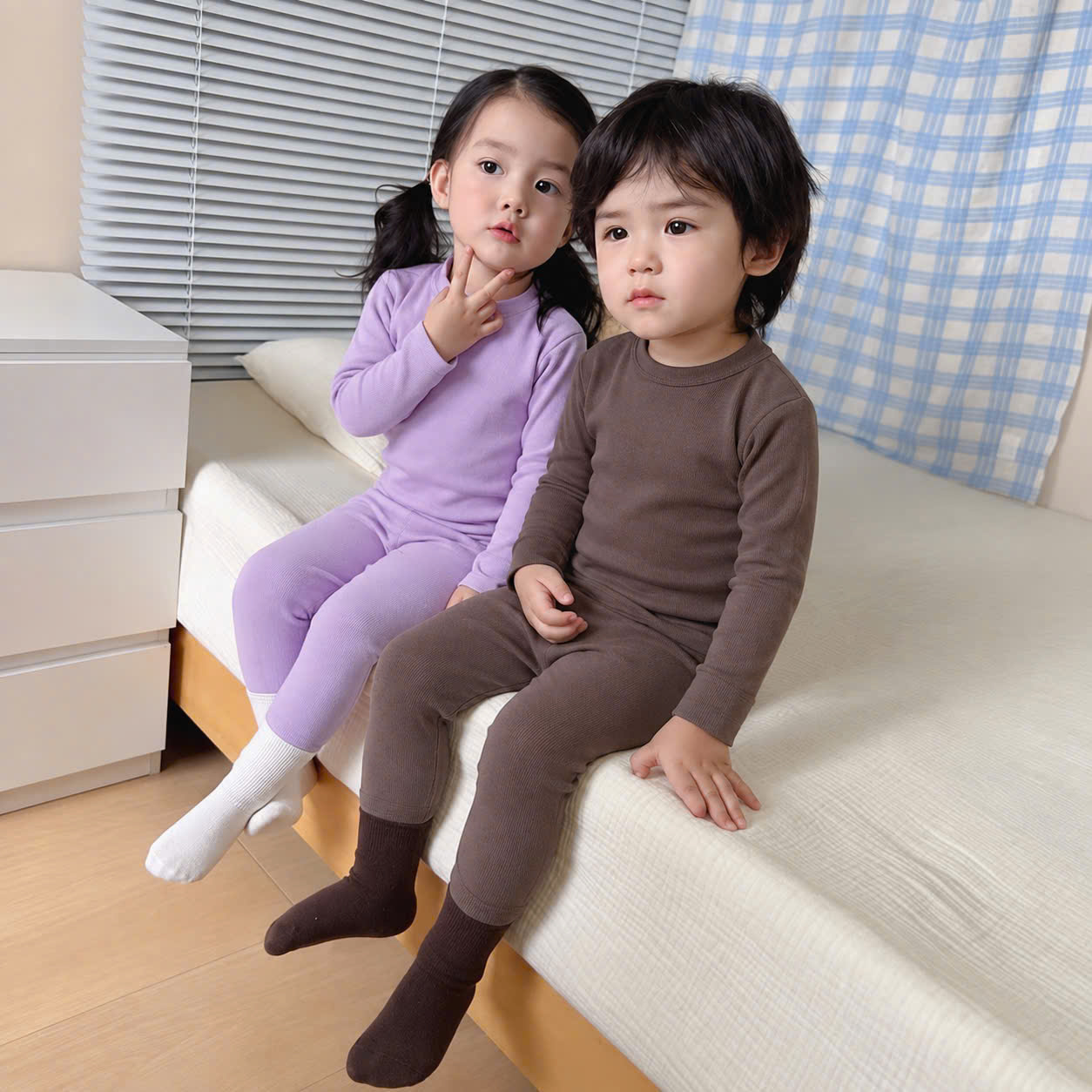 B636 - SET 2 BỘ ZIP LÔNG TRƠN