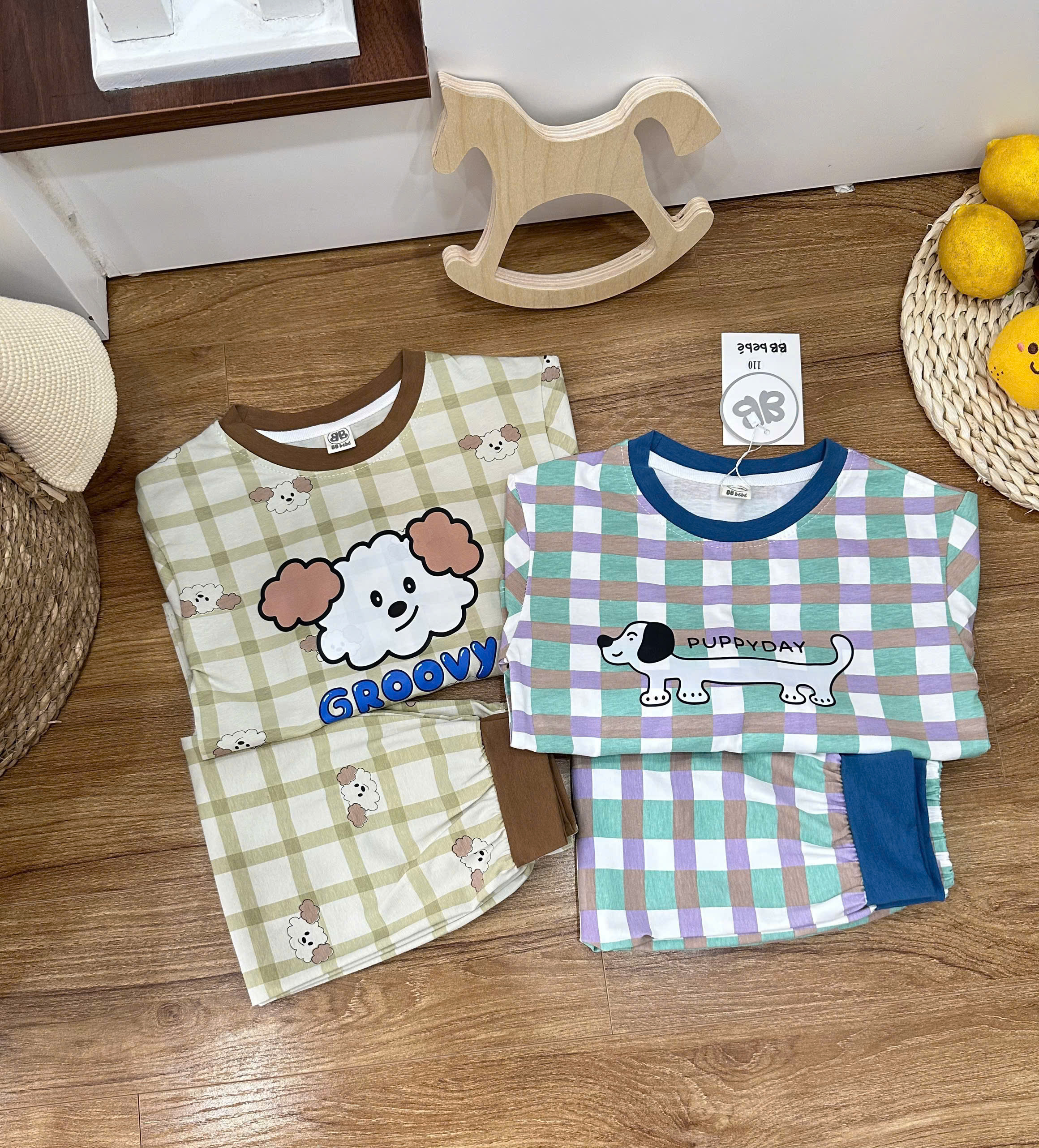 B659 - SET 2 BỘ KẺ VUÔNG PUPPY