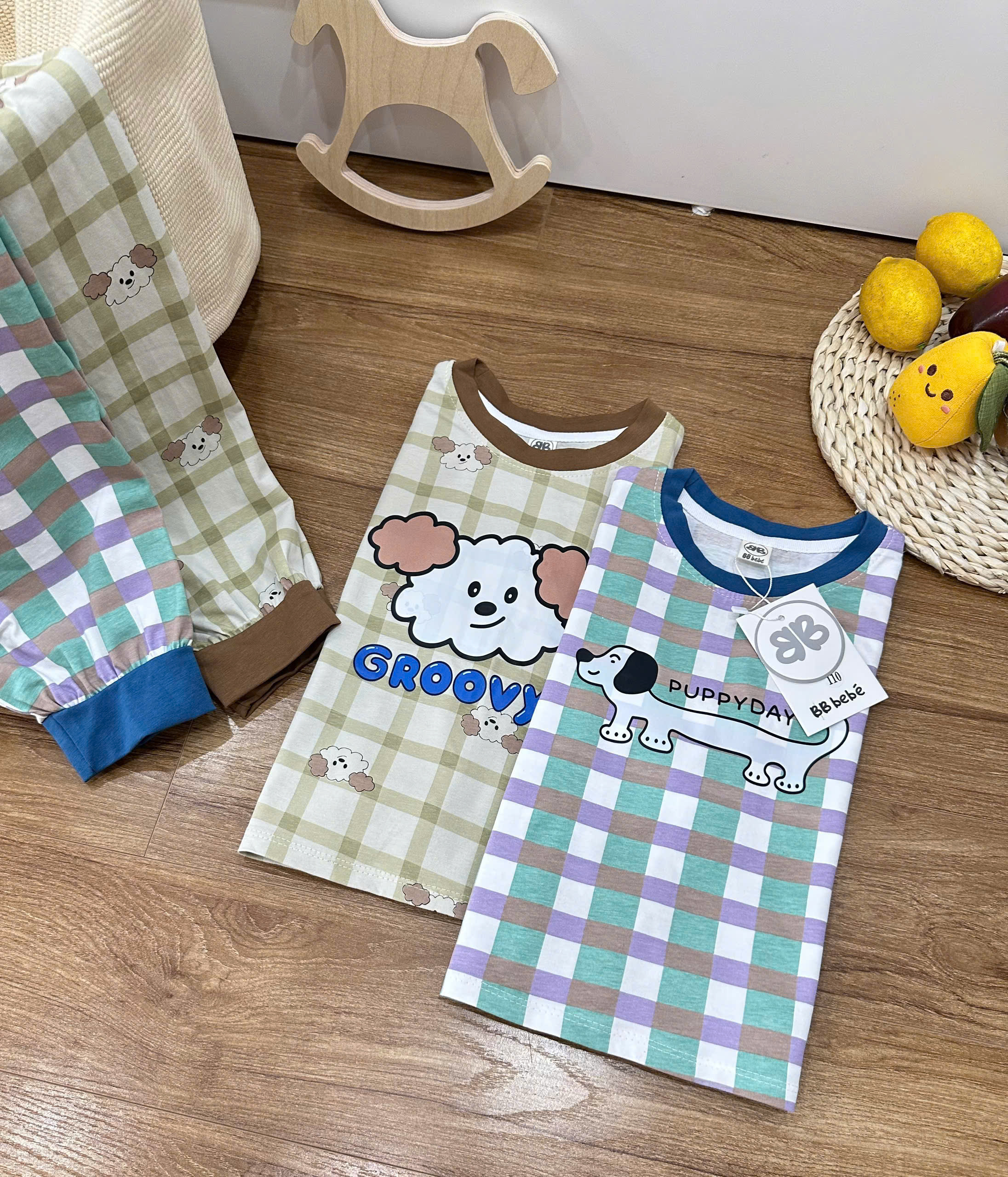 B659 - SET 2 BỘ KẺ VUÔNG PUPPY