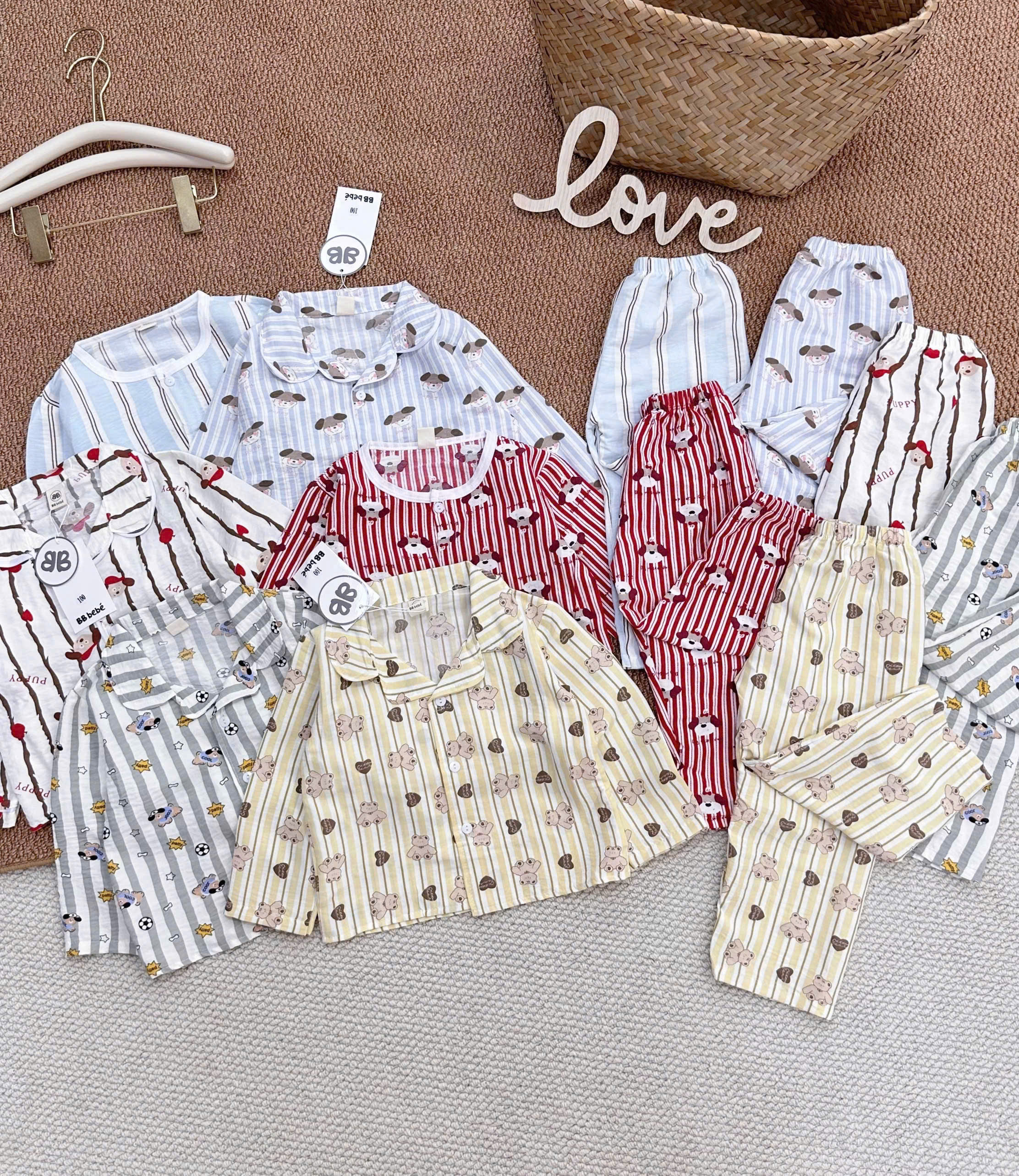 B686 - SET 2 BỘ PIZAMA KẺ