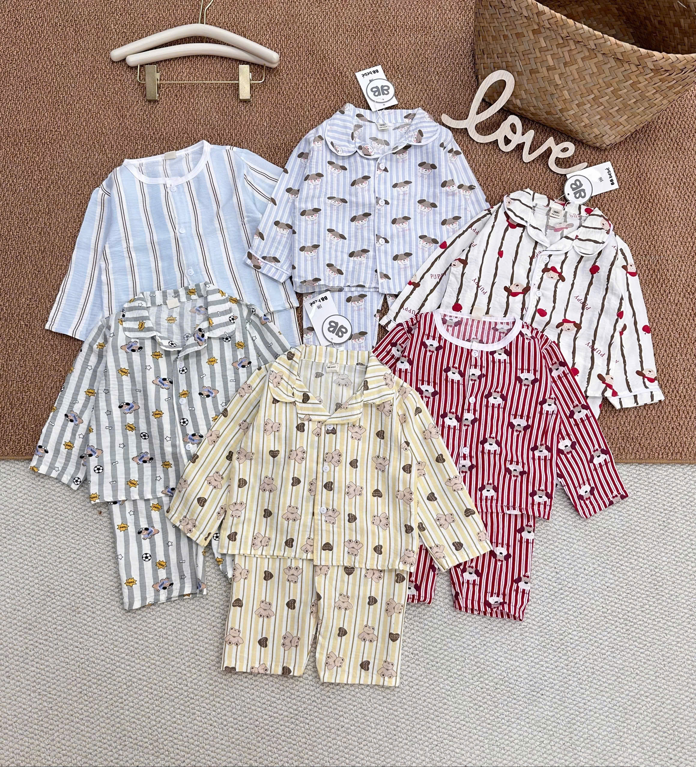 B686 - SET 2 BỘ PIZAMA KẺ