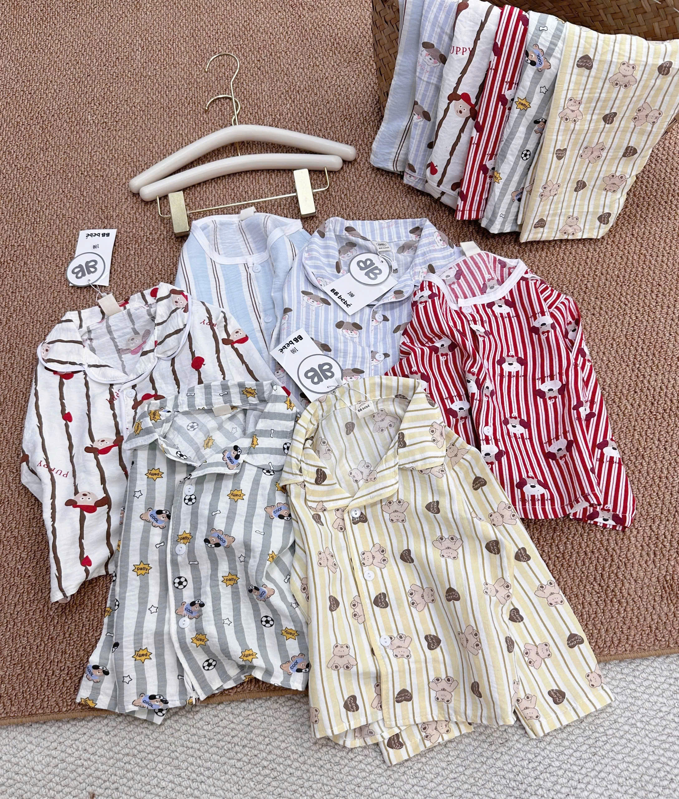 B686 - SET 2 BỘ PIZAMA KẺ