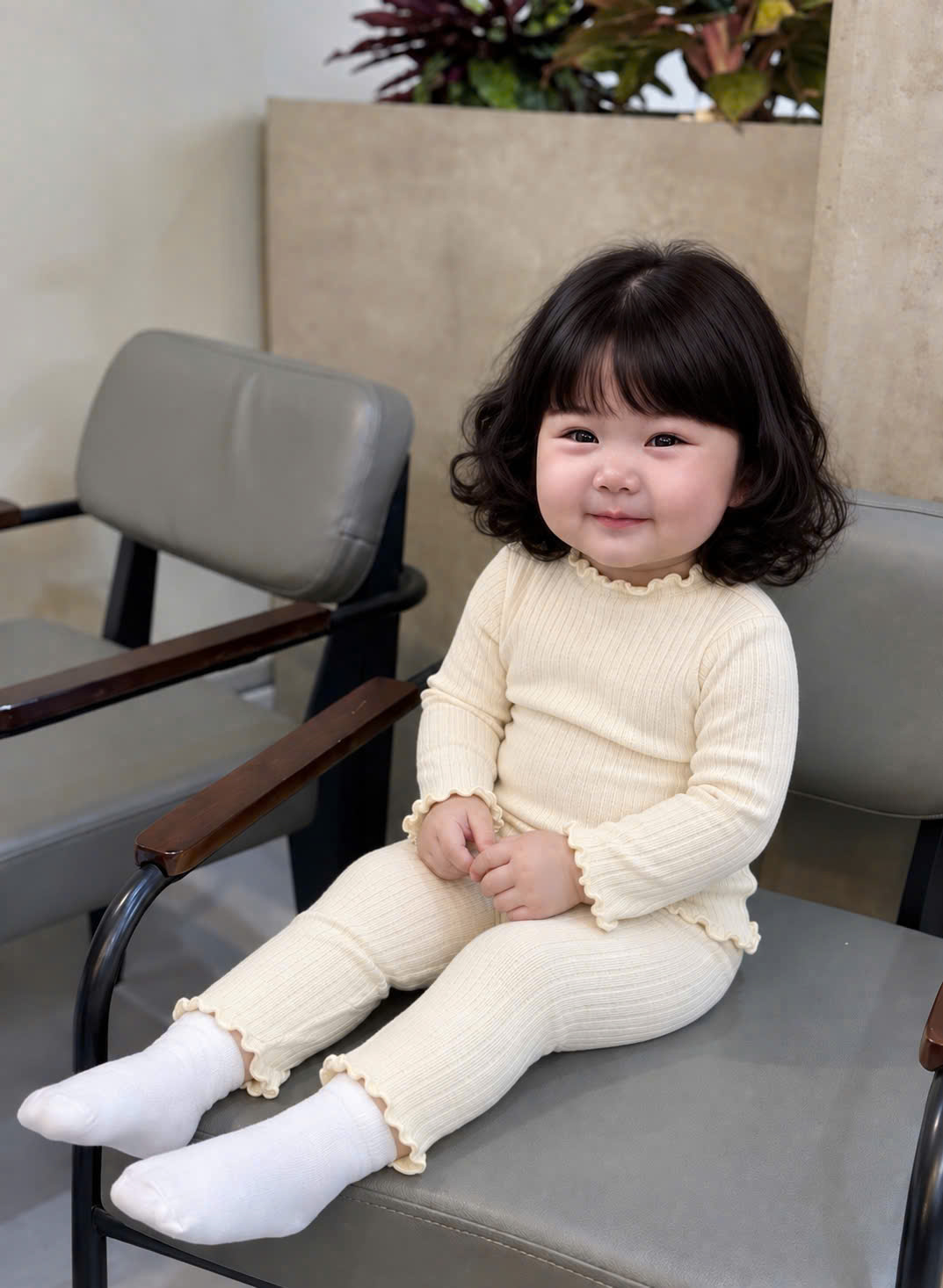 B813 - SET 3 BỘ LEN GÂN TRƠN