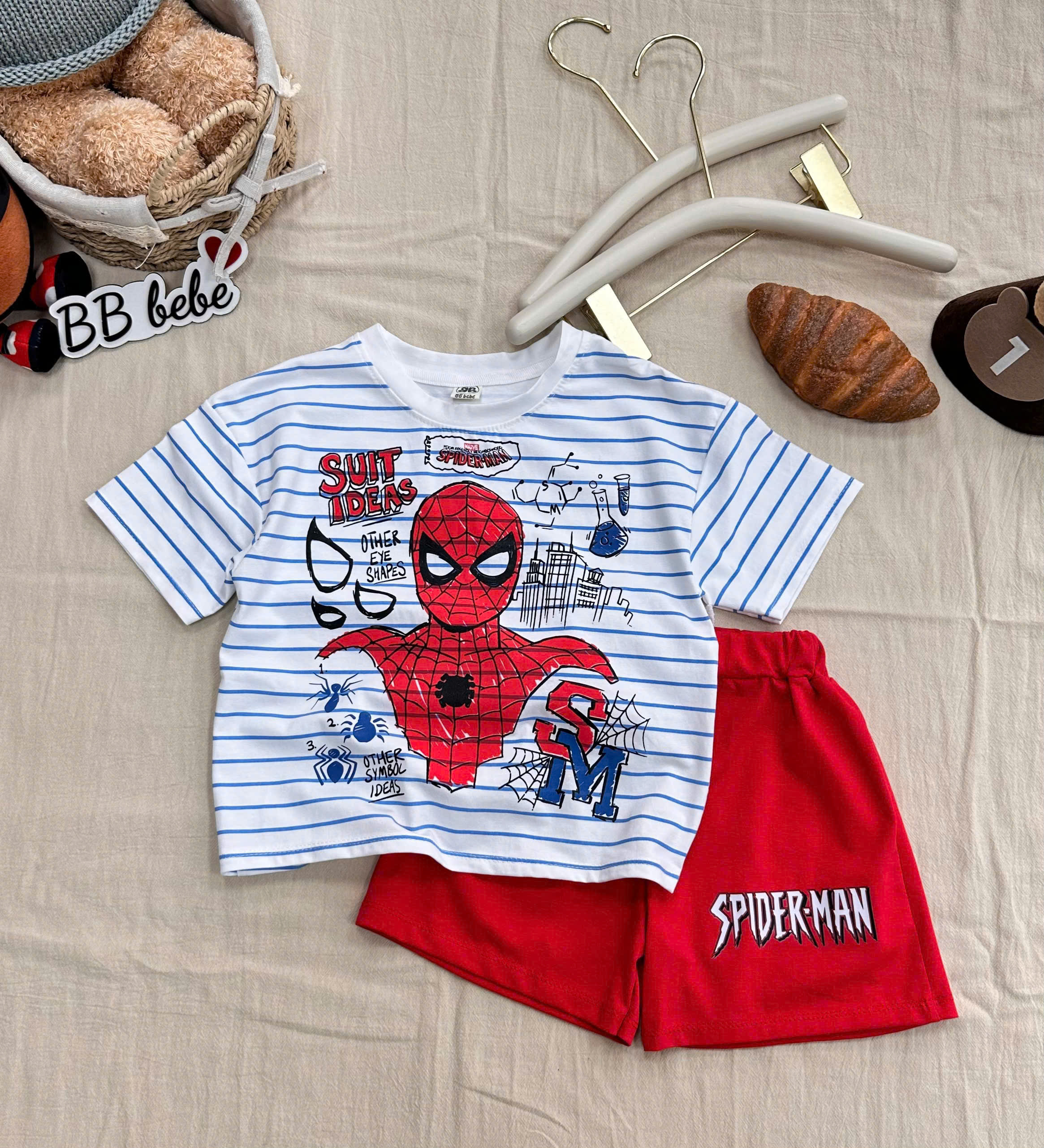 XẢ B843 - SET 2 BỘ ĐÙI NHỆN SUIT