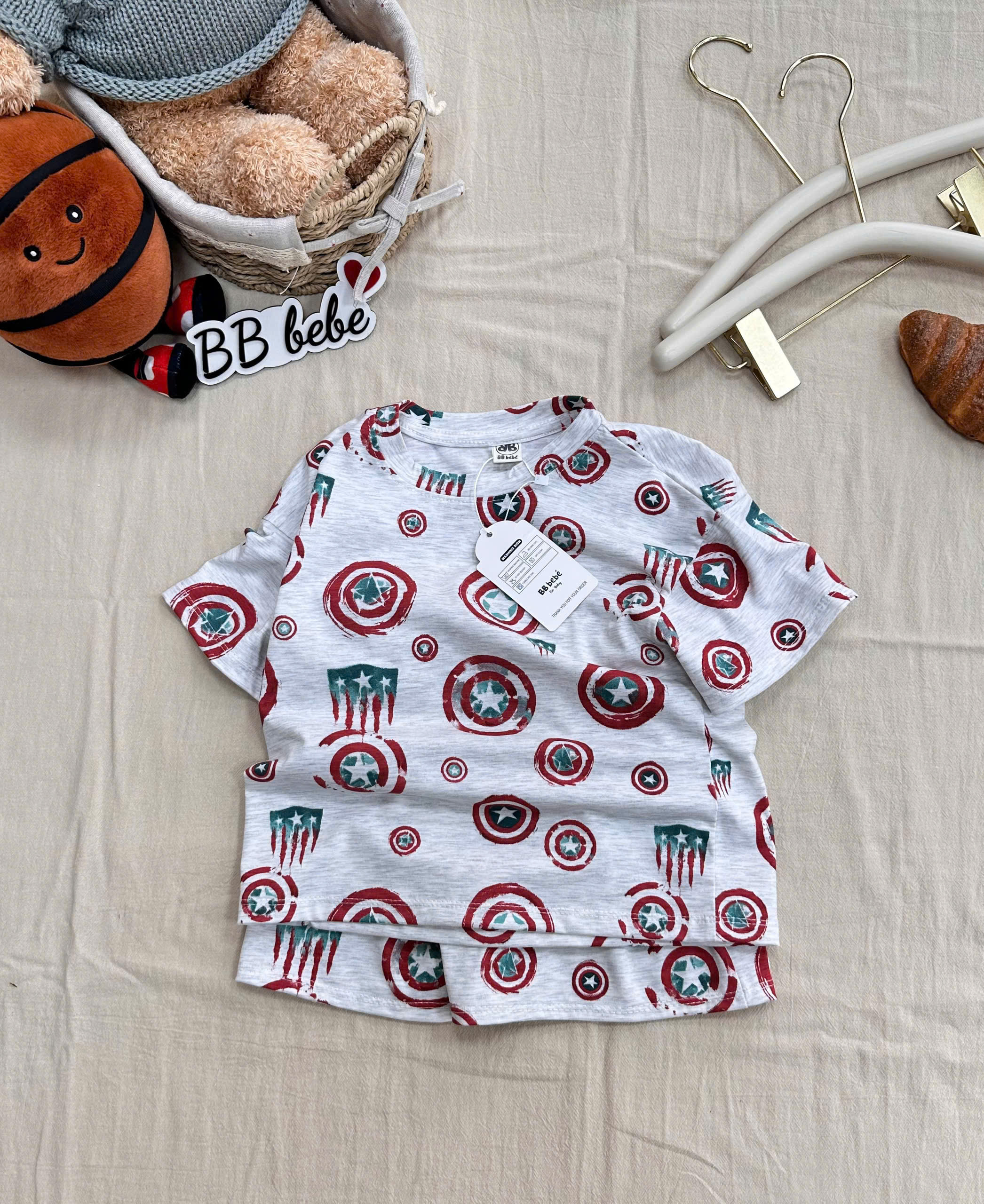 XẢ B843 - SET 2 BỘ ĐÙI NHỆN SUIT