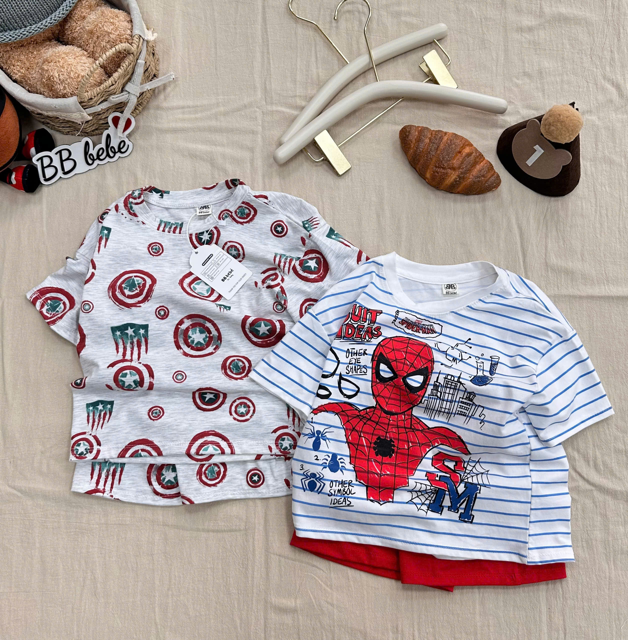 XẢ B843 - SET 2 BỘ ĐÙI NHỆN SUIT