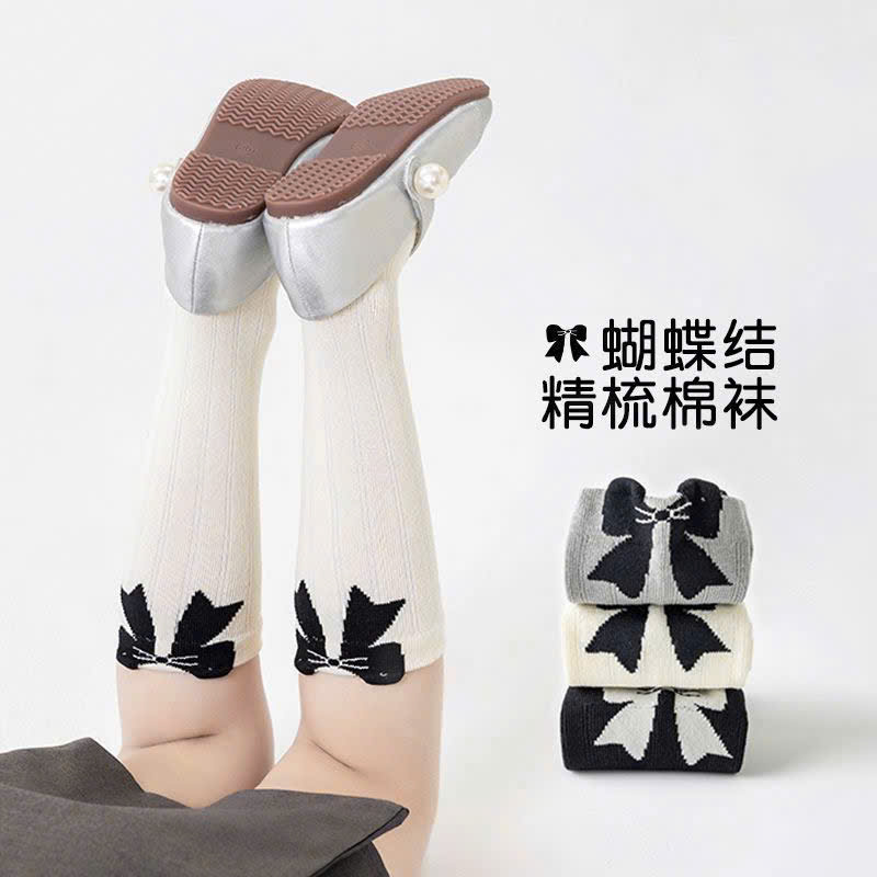 B921 - SET 10 ĐÔI TẤT NƠ DÁNG DÀI
