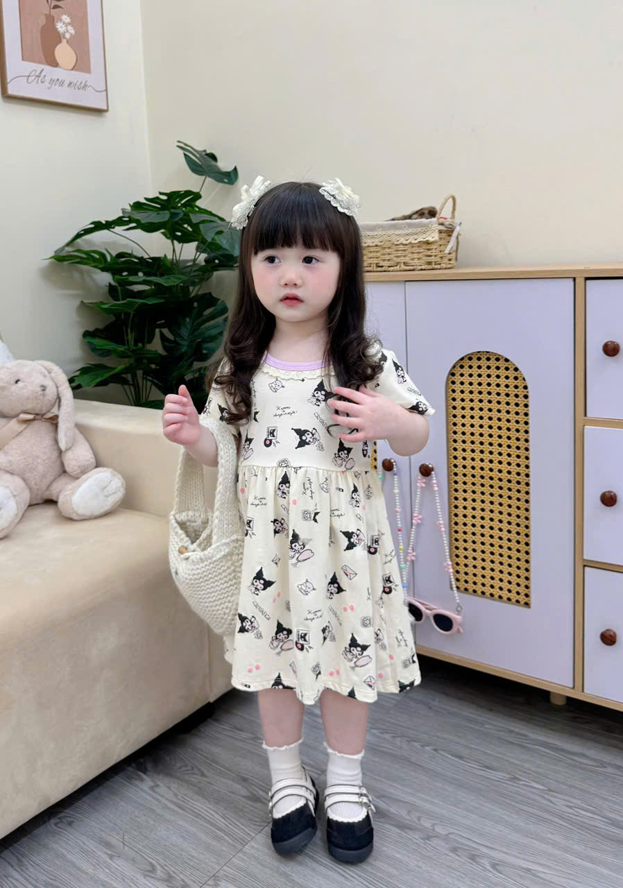 XẢ B930 - SET 2 VÁY KUROMI TÍM BE
