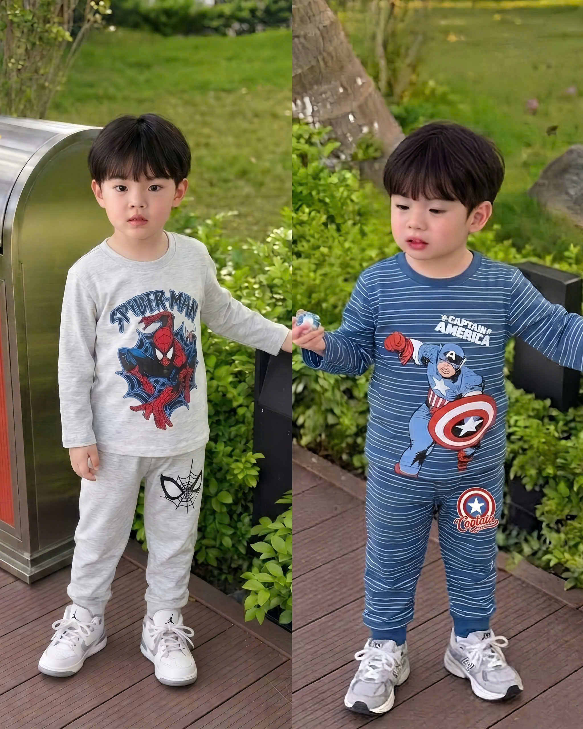 B940 - SET 2 BỘ BÉ TRAI SIÊU ANH HÙNG