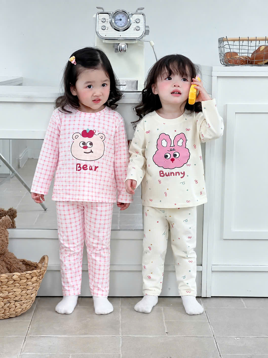 B968 - SET 2 BỘ BUNNY BEAR