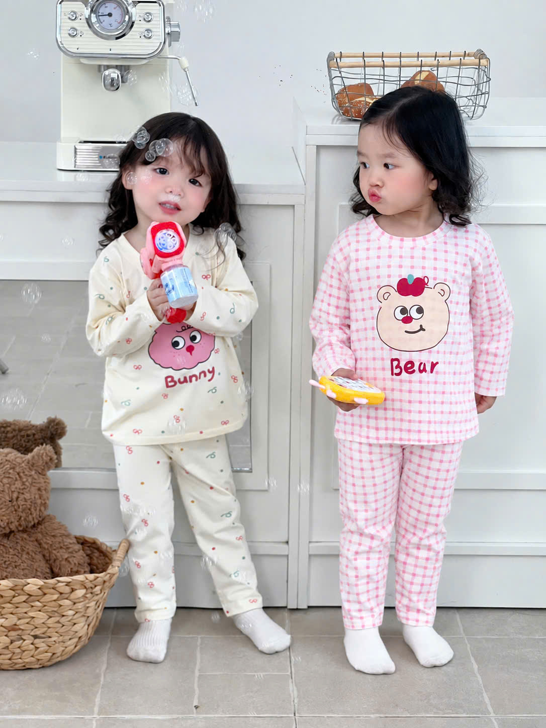 B968 - SET 2 BỘ BUNNY BEAR