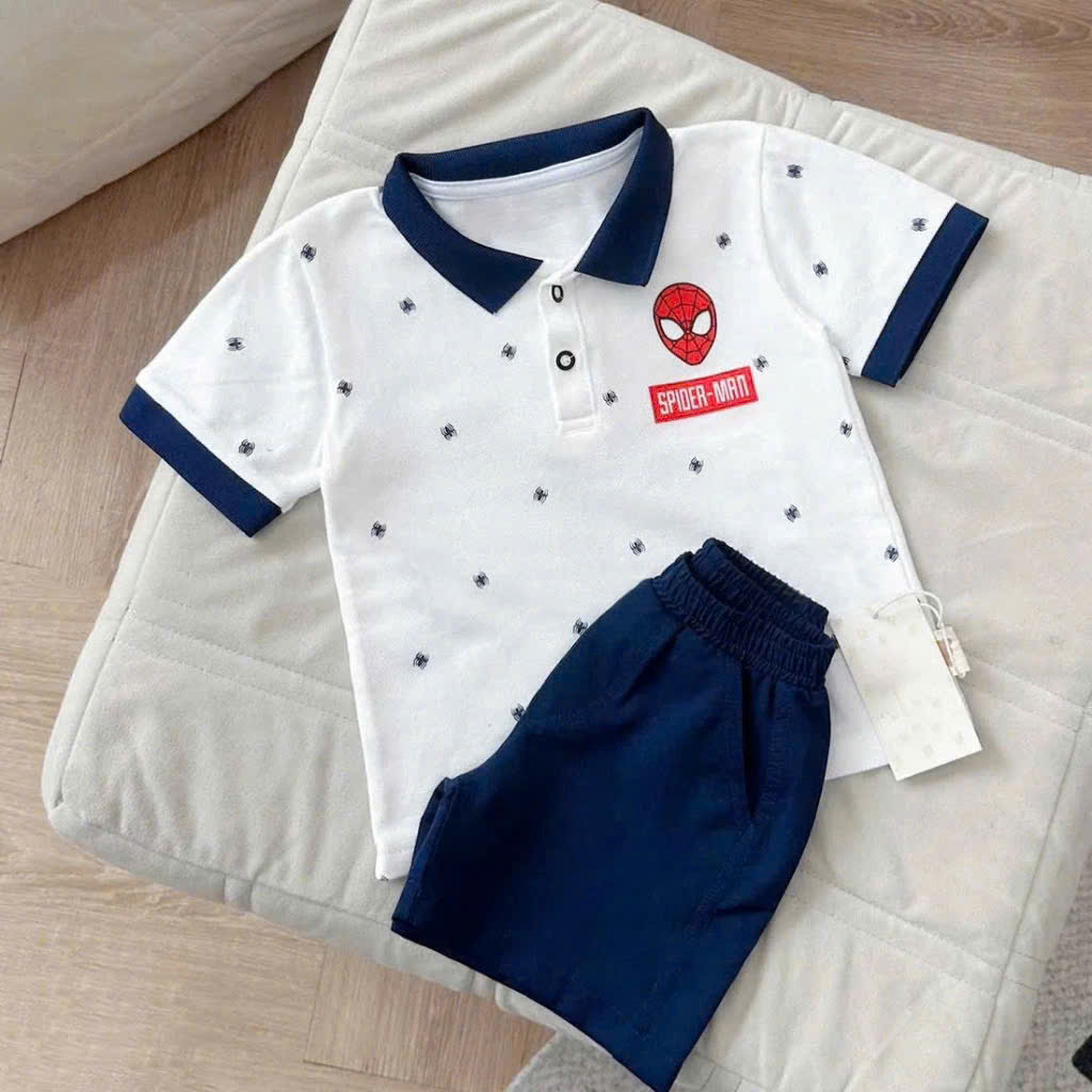 XẢ B969 - SET ÁO POLO MIX QUẦN THAN