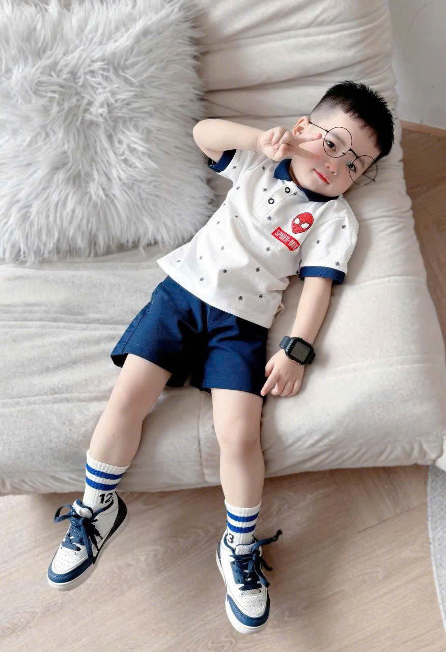 XẢ B969 - SET ÁO POLO MIX QUẦN THAN