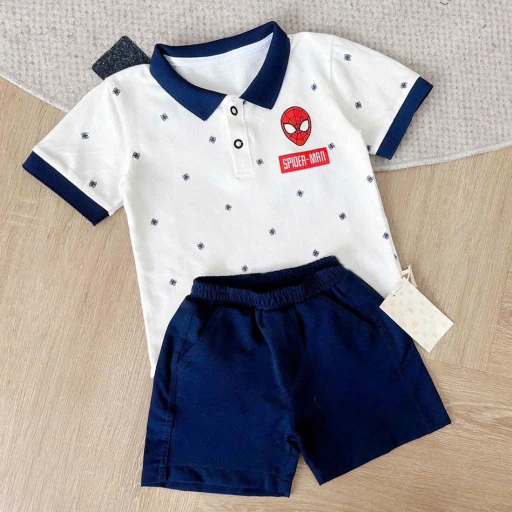 XẢ B969 - SET ÁO POLO MIX QUẦN THAN