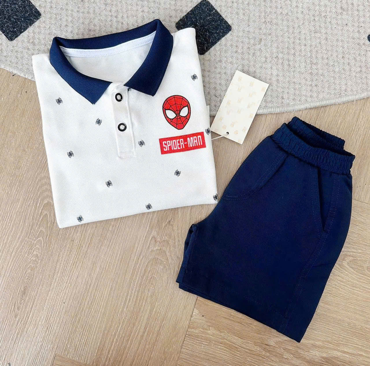 XẢ B969 - SET ÁO POLO MIX QUẦN THAN