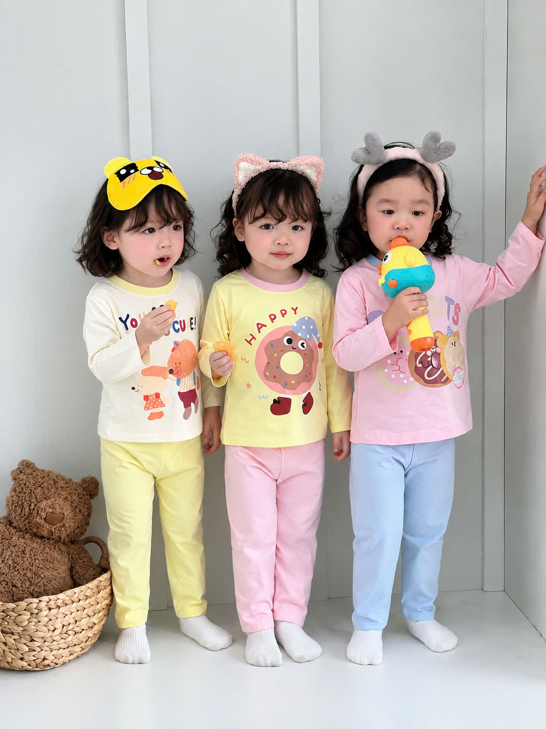 C159 - SET 3 BỘ BÁNH GẤU HAPPY