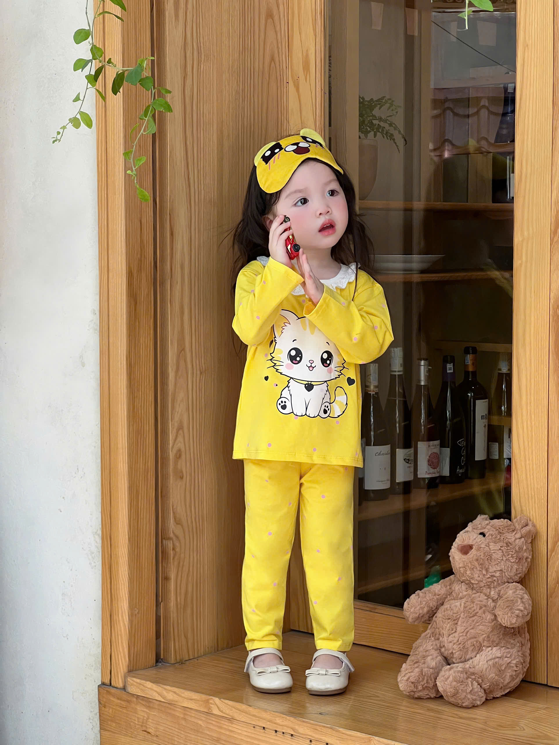 C229 - SET 2 BỘ MÈO VÀNG BÉ GÁI