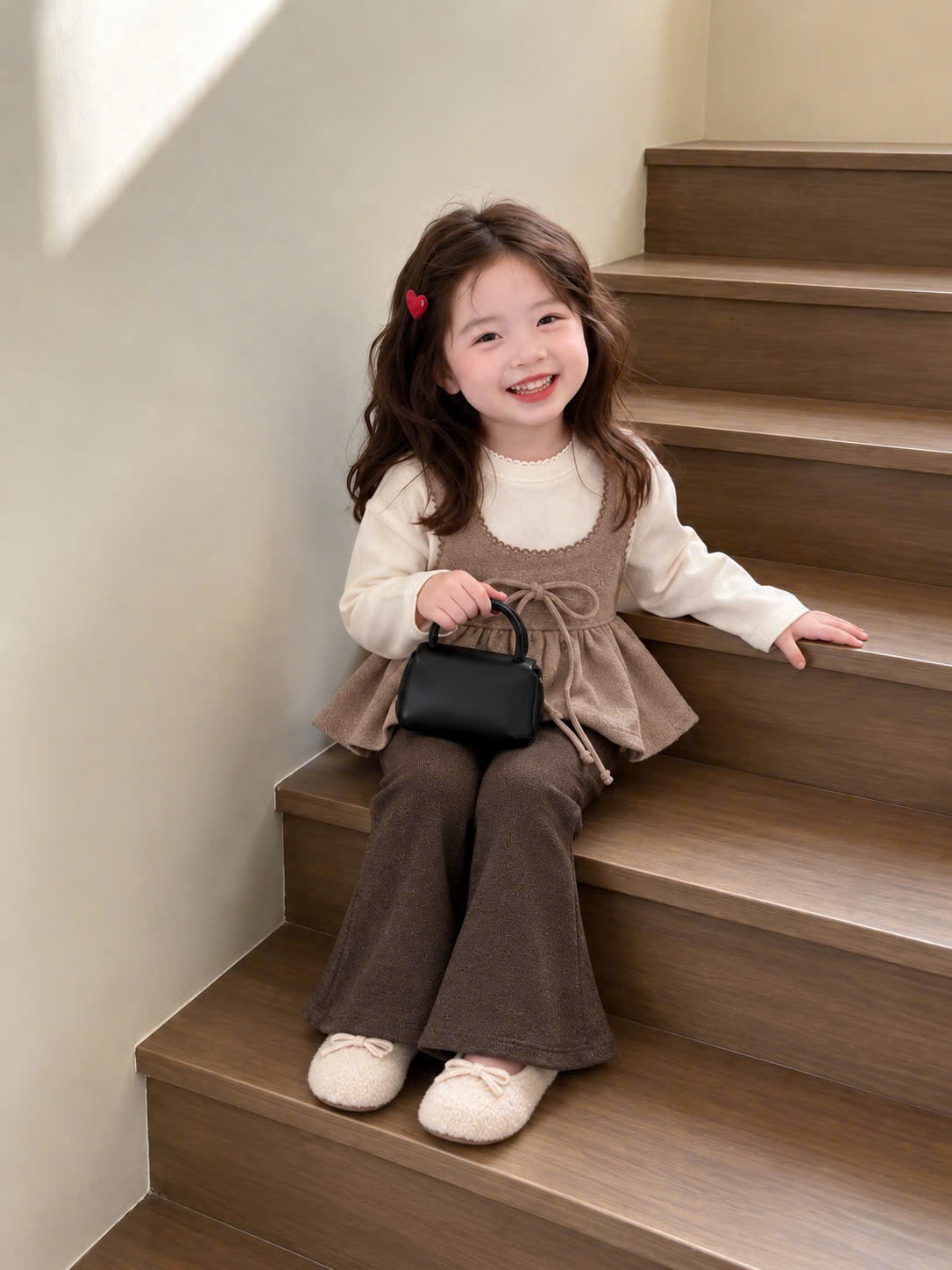 C302 - SET 3CT LEN NƠ ÁO TRẮNG XÒE