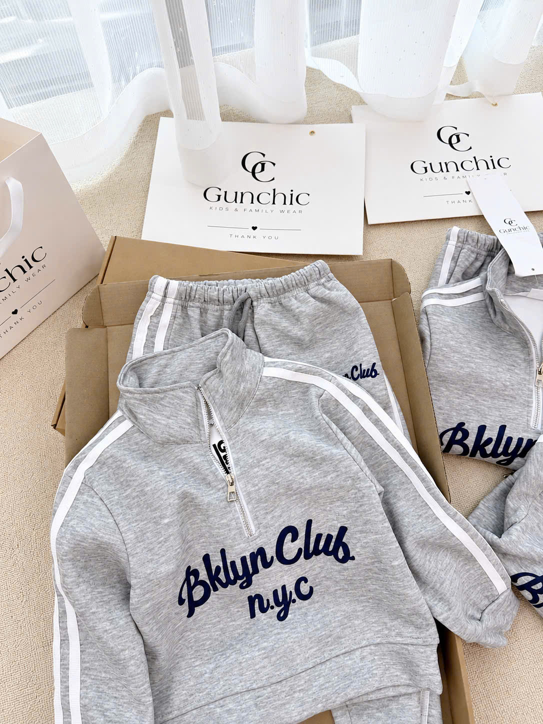 C405 - BỘ NỈ BKLYN GHI CHO BÉ