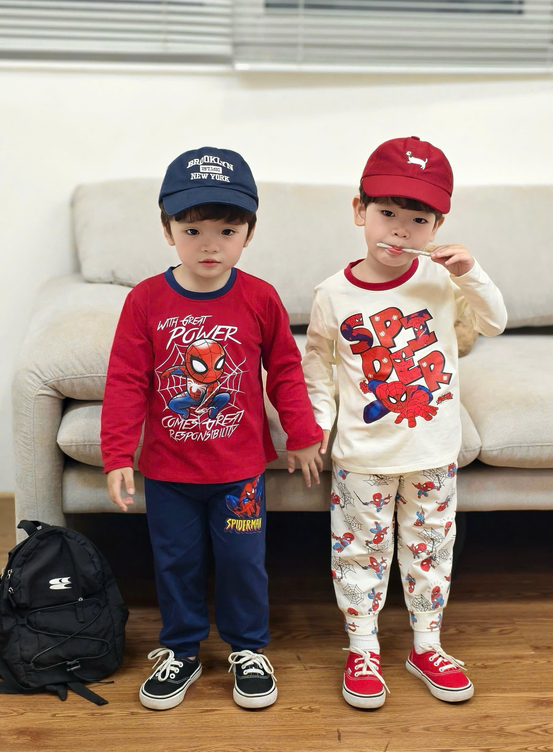 C418 - SET 2 BỘ DÀI TAY NGƯỜI NHỆN