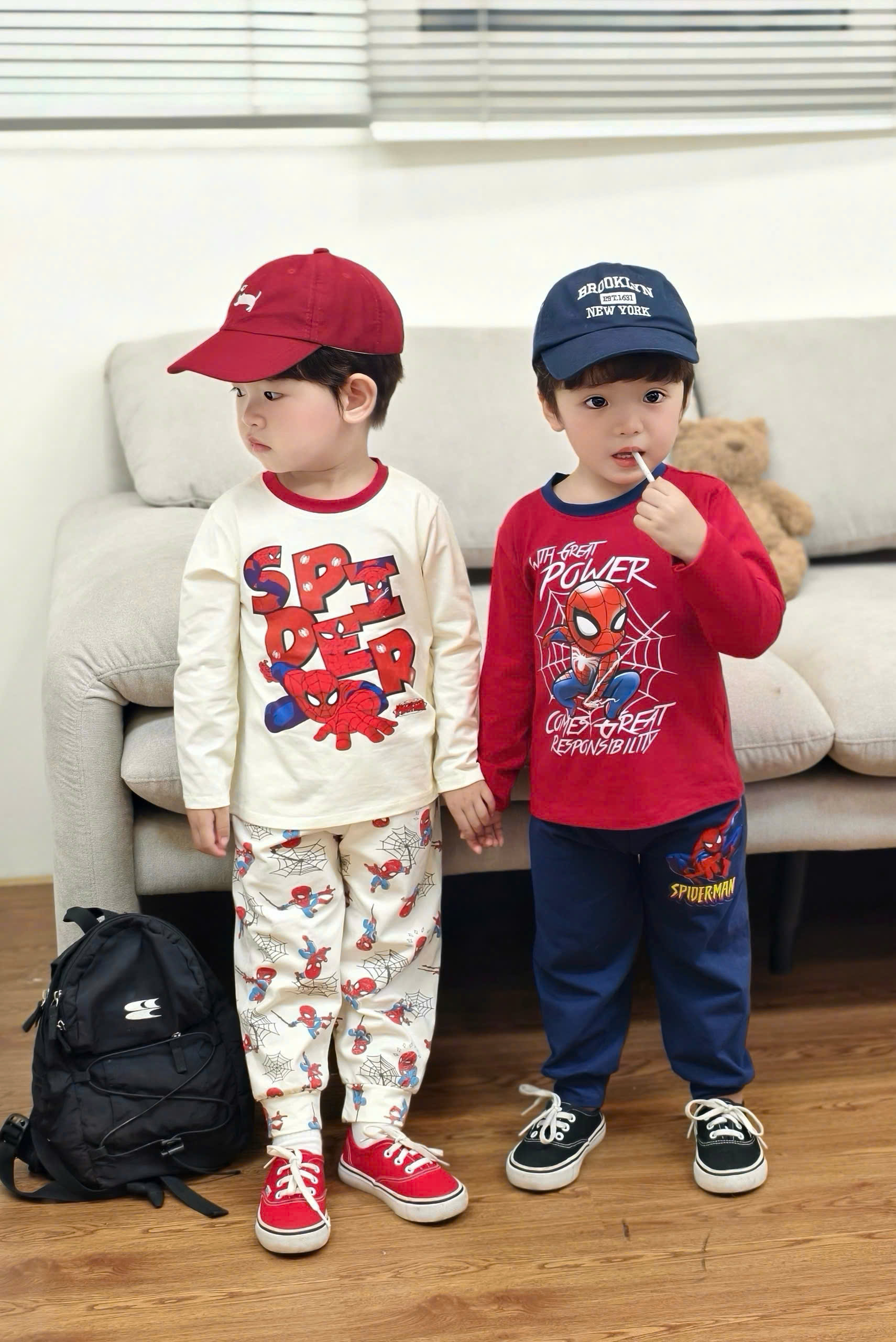 C418 - SET 2 BỘ DÀI TAY NGƯỜI NHỆN