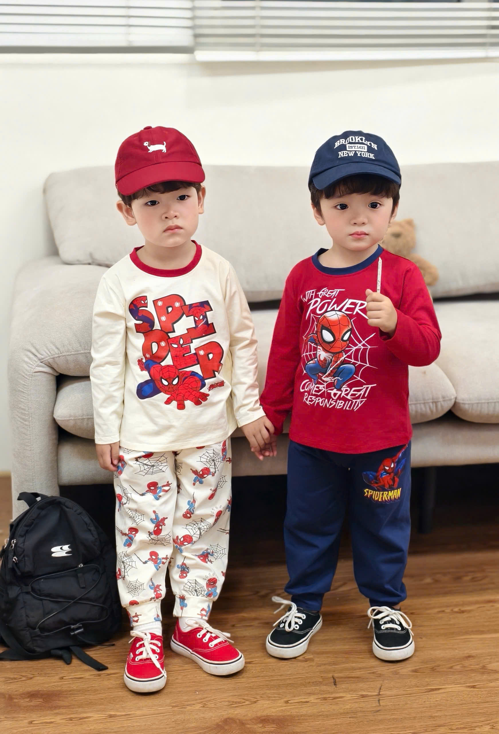 C418 - SET 2 BỘ DÀI TAY NGƯỜI NHỆN